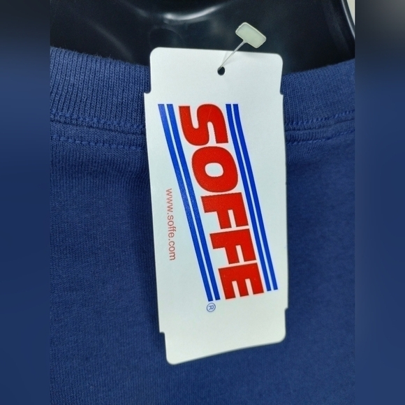 Vintage 90s Navy Dad Mens Small T-shirt USAF Made USA Tee Crew Navy MJ Soffe NEW - Picture 5 of 7